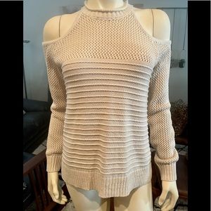 Cold shoulder sweater!